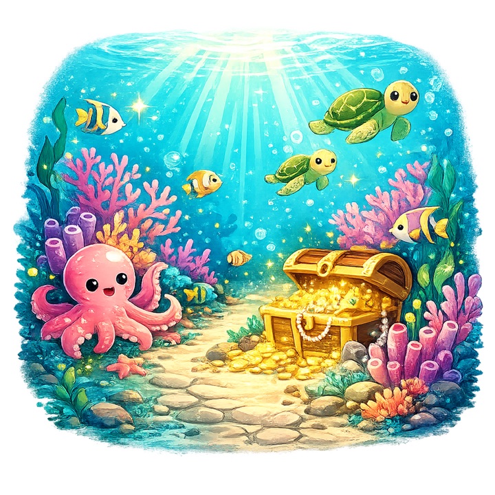 Underwater sea world
